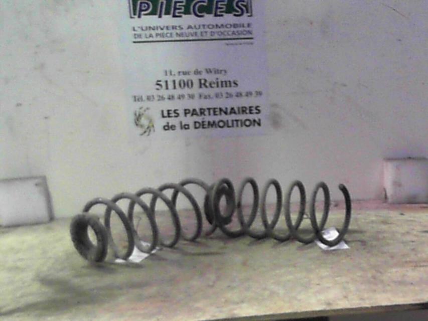 Ressort de suspension arriere gauche