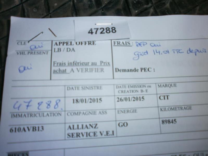 Commande chauffage