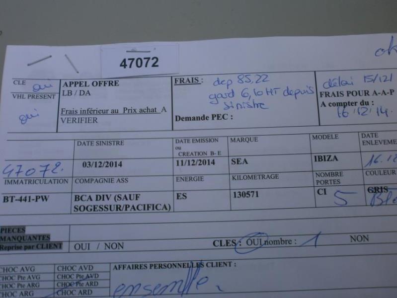 Commande chauffage