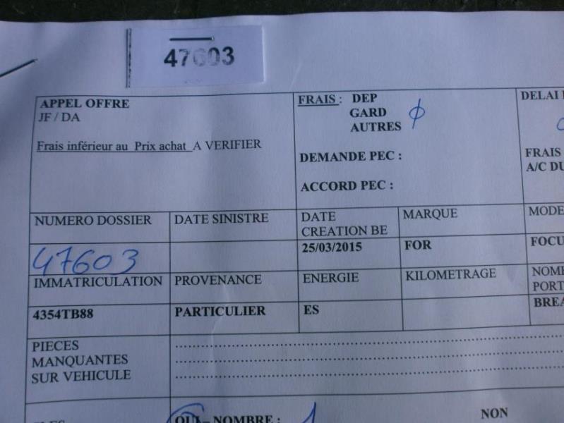 Serrure avant gauche