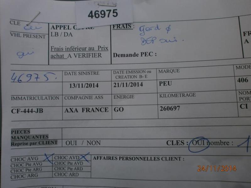 Photo pièce auto