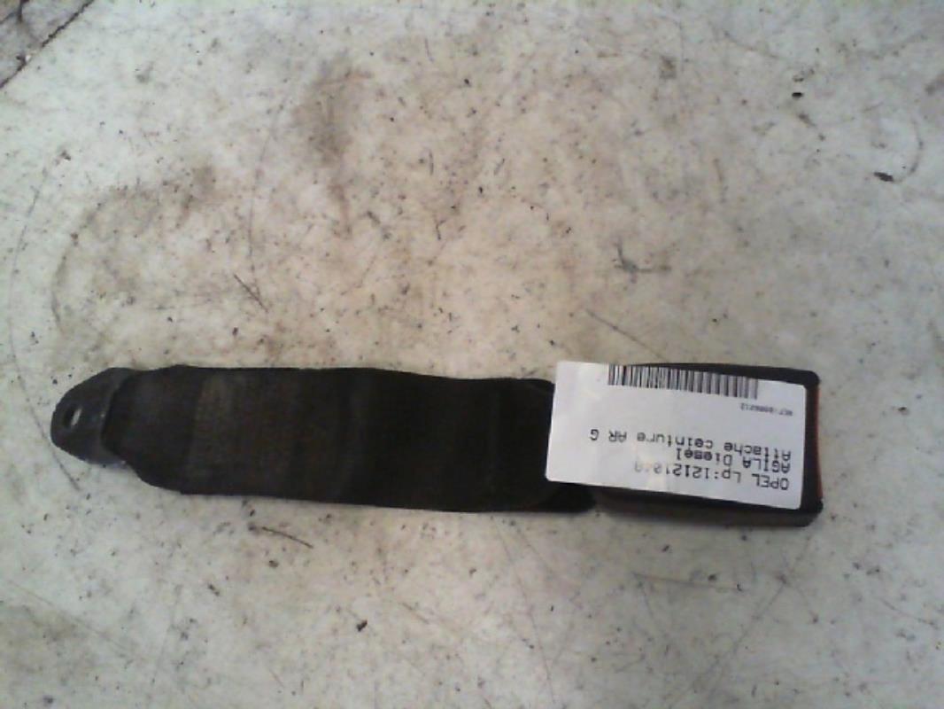 Attache ceinture arriere gauche