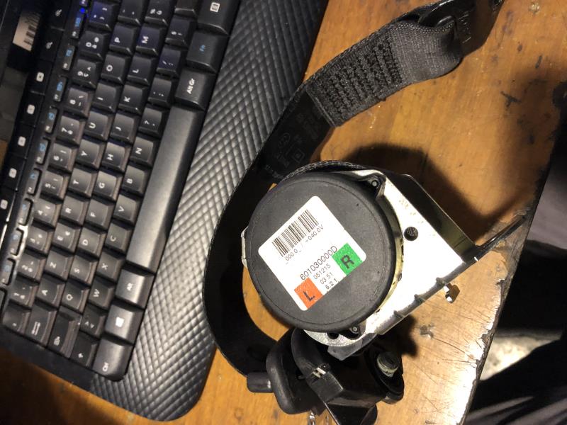 Ceinture arriere gauche
