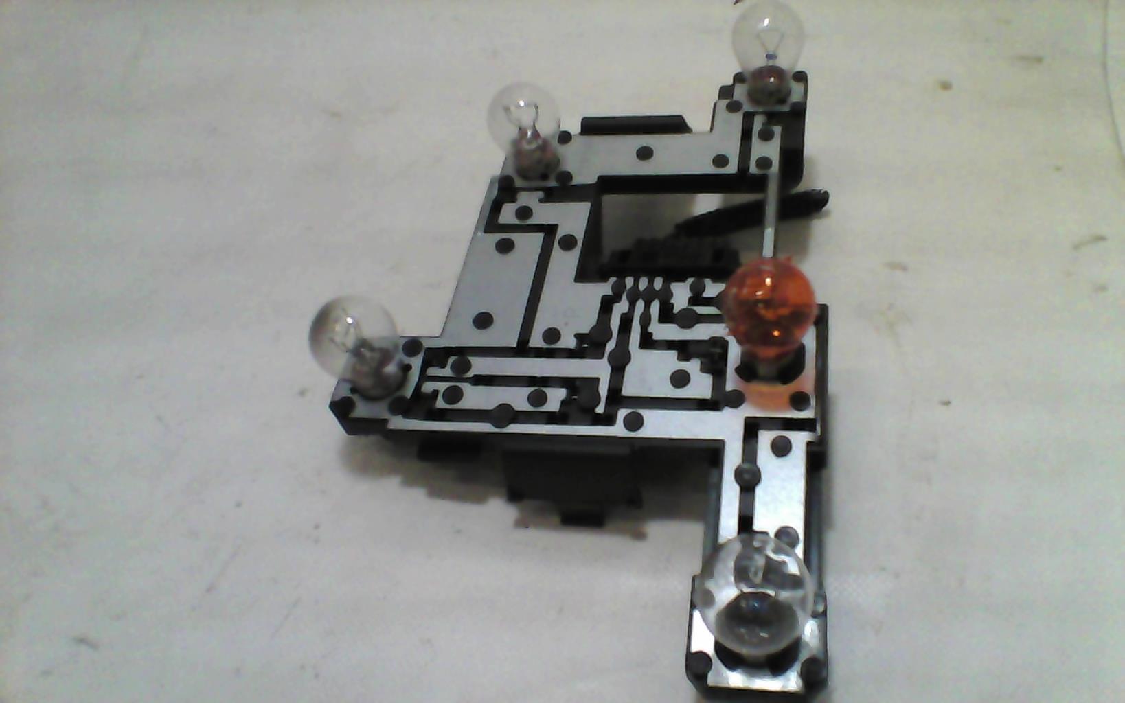 Base portalampade fanale posteriore destro