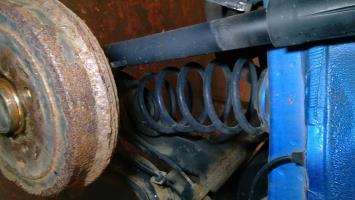 Ressort de suspension arriere droit