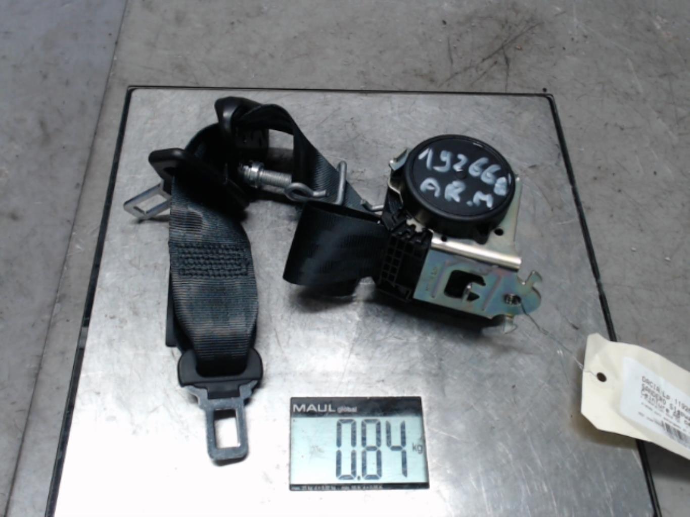 Ceinture arriere centrale