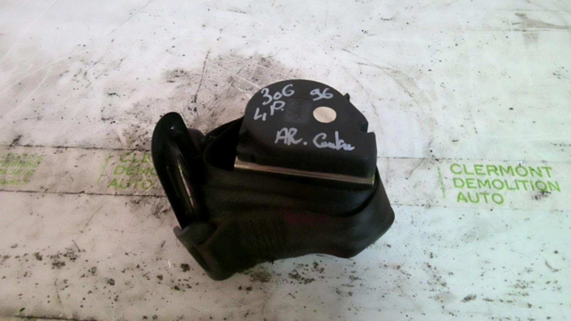 Ceinture arriere centrale
