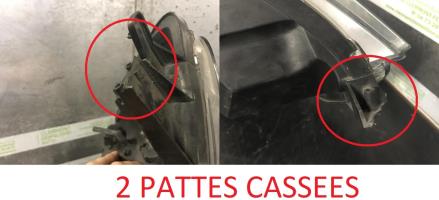Optique avant principal gauche (feux)(phare)