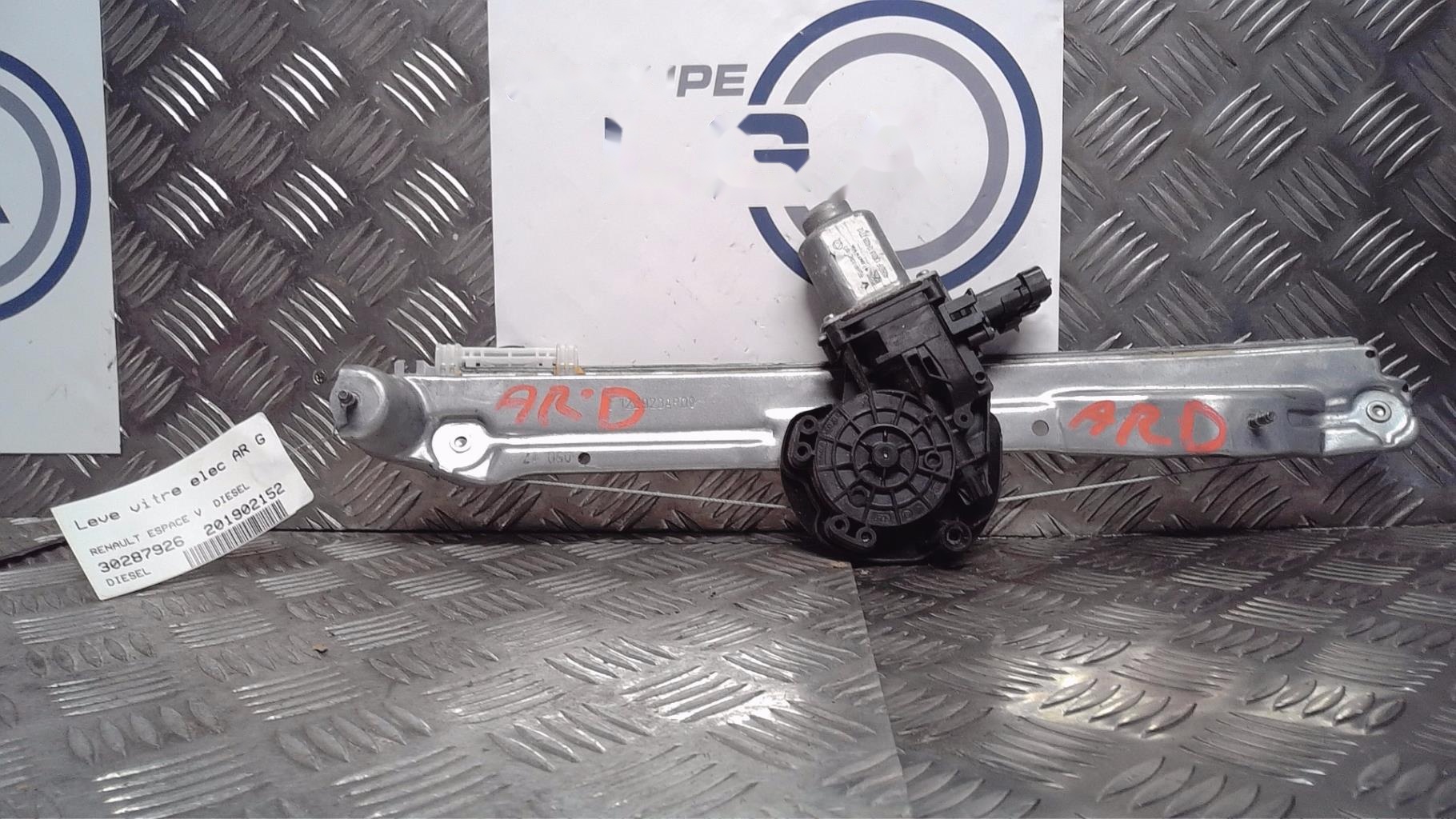 Leve vitre electrique arriere gauche