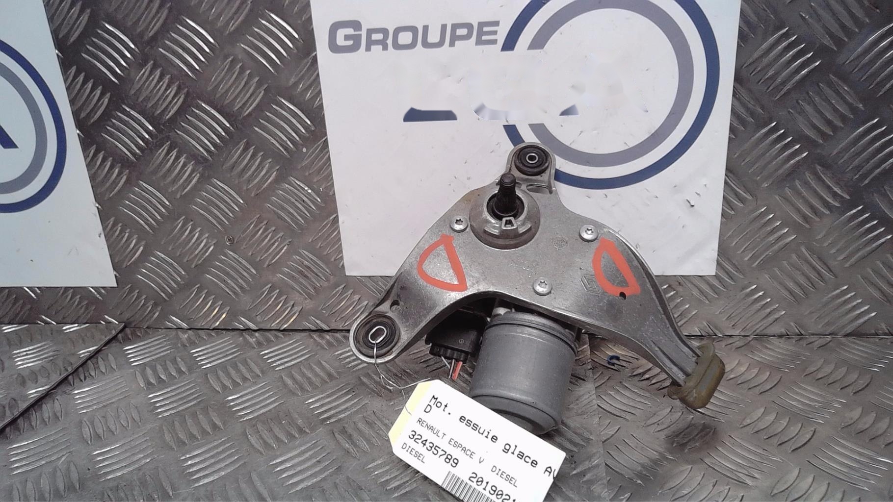 Motor de limpiaparabrisas delantero derecho