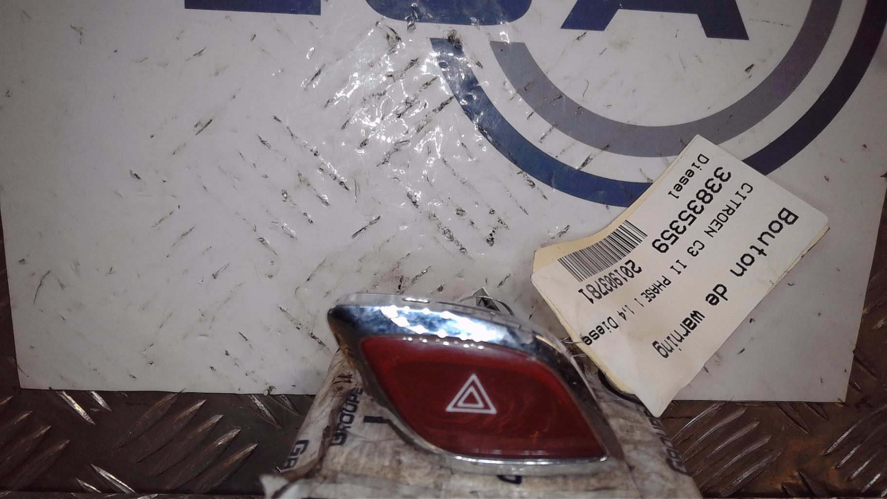 Bouton de warning
