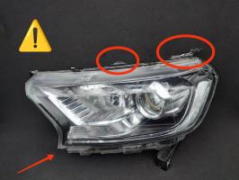 Gruppo ottico anteriore principale sinistro (luci)(faro)