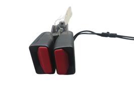 Attache ceinture arriere centrale