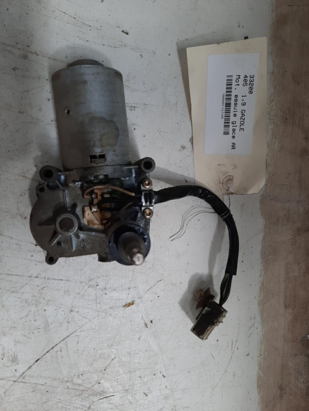 Moteur essuie glace arriere
