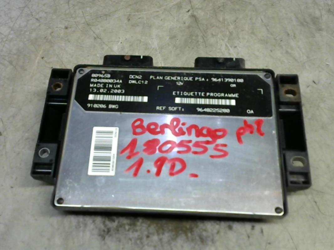 Calculateur moteur