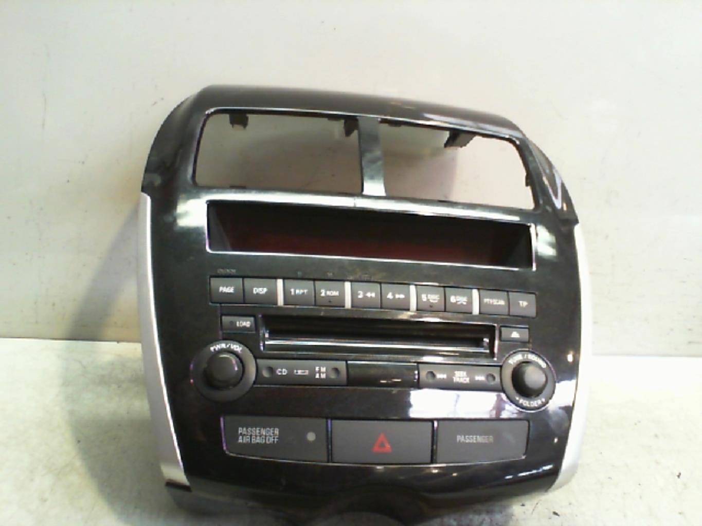 Facade autoradio