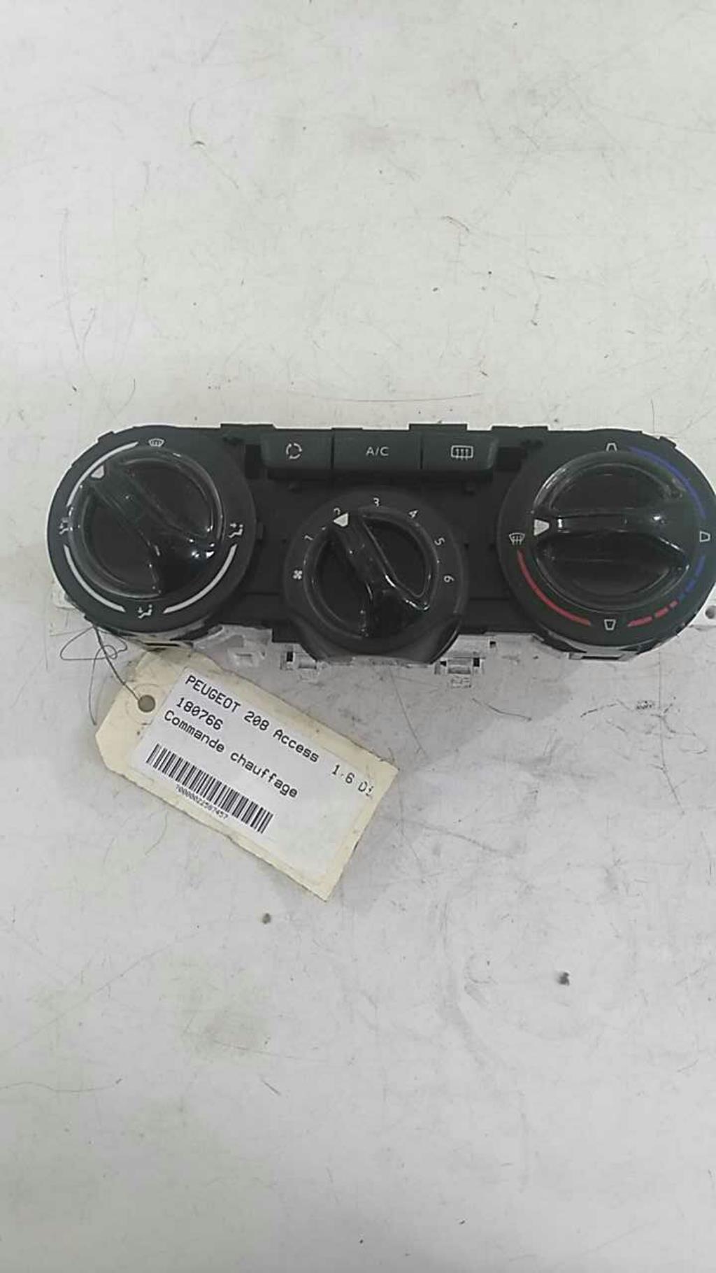 Commande chauffage PEUGEOT 208 1 PHASE 1 Diesel - 1