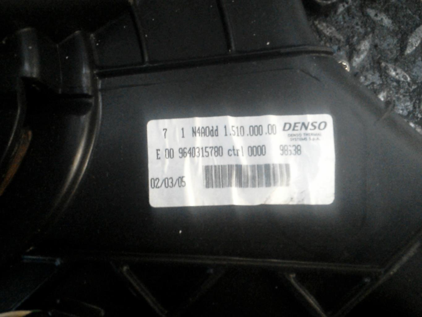 Ventilateur chauffage