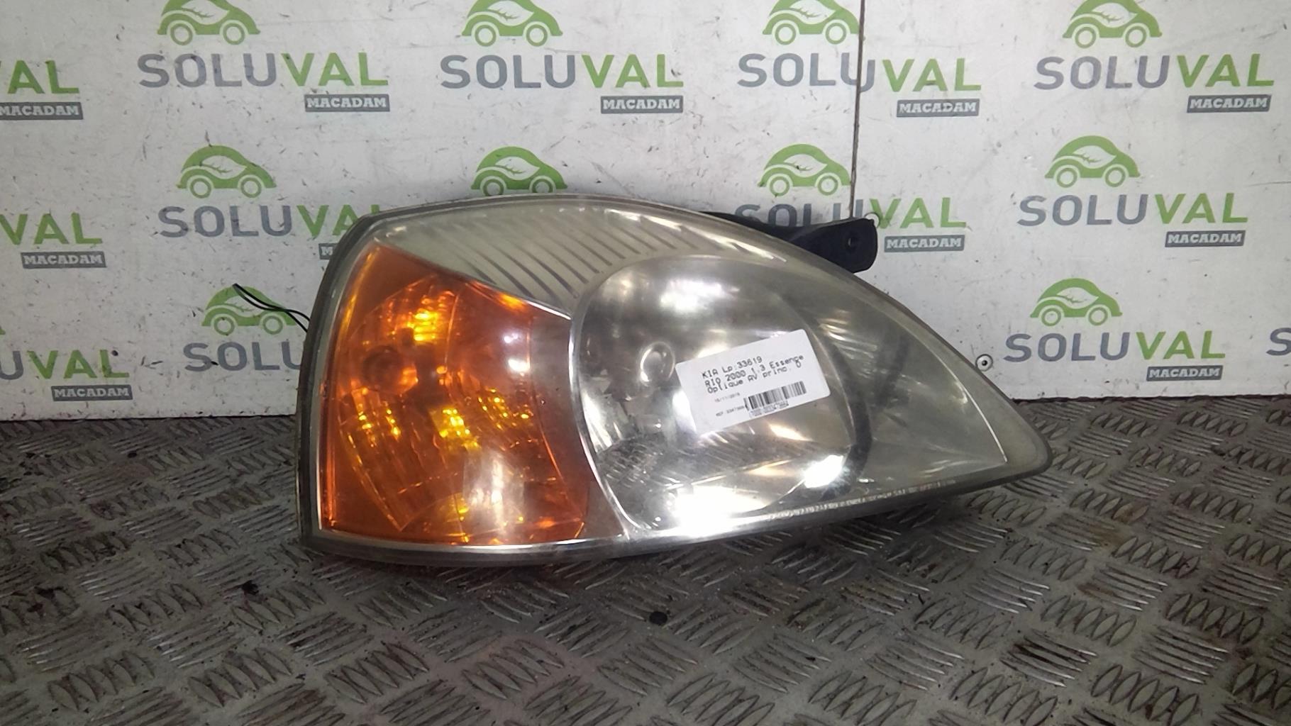 Óptica delantera principal derecha (luces) (faro)