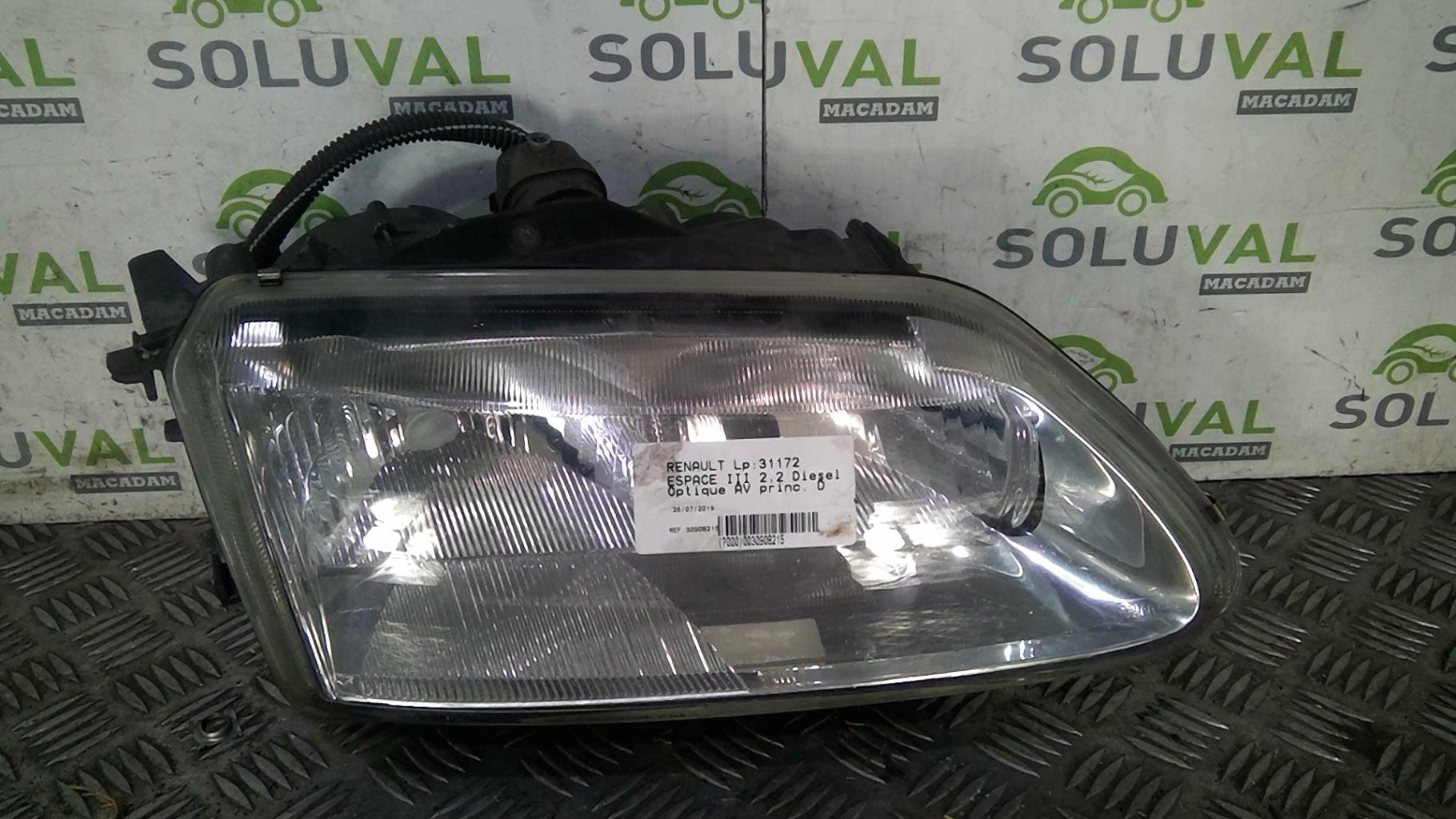 Óptica delantera principal derecha (luces) (faro)