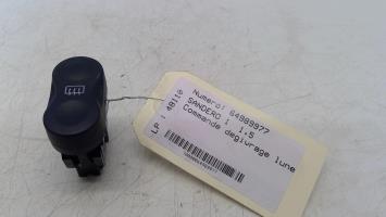 Commande degivrage lunette arriere