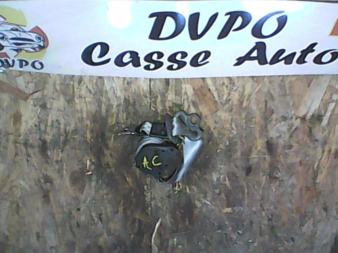 Ceinture arriere centrale