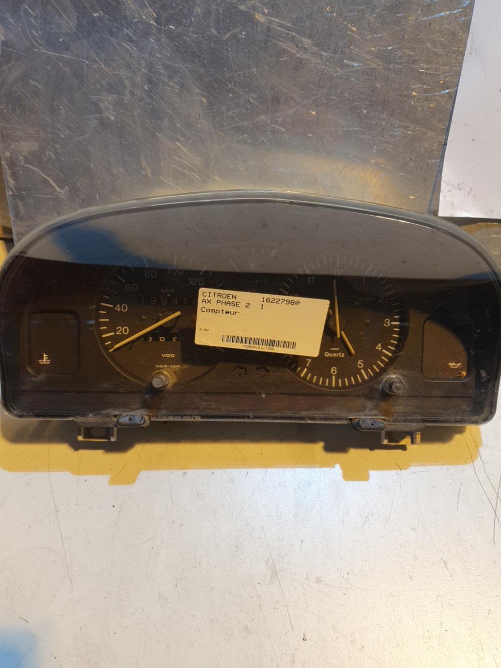 Compteur CITROEN AX PHASE 2 Essence - 1