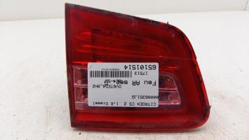 Gruppo ottico posteriore secondario sinistro (luci)