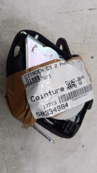 Ceinture arriere gauche