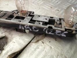 Base portalampade fanale posteriore destro