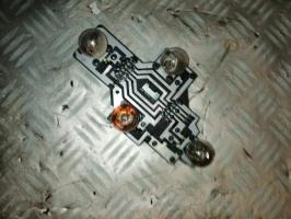 Base portalampade fanale posteriore destro
