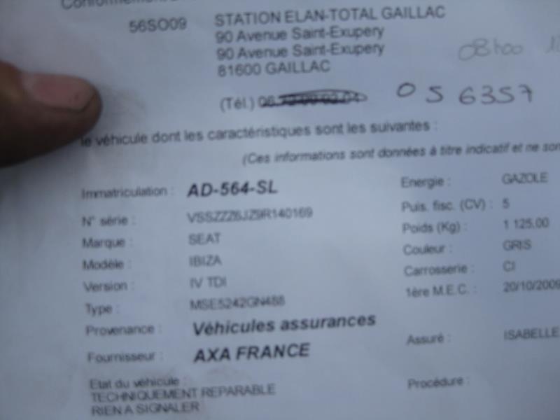 Moyeu avant gauche