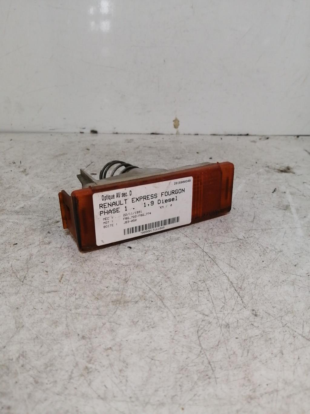 Optique avant secondaire droit (feux)(clignotant) RENAULT EXPRESS PHASE 1 Diesel - 1