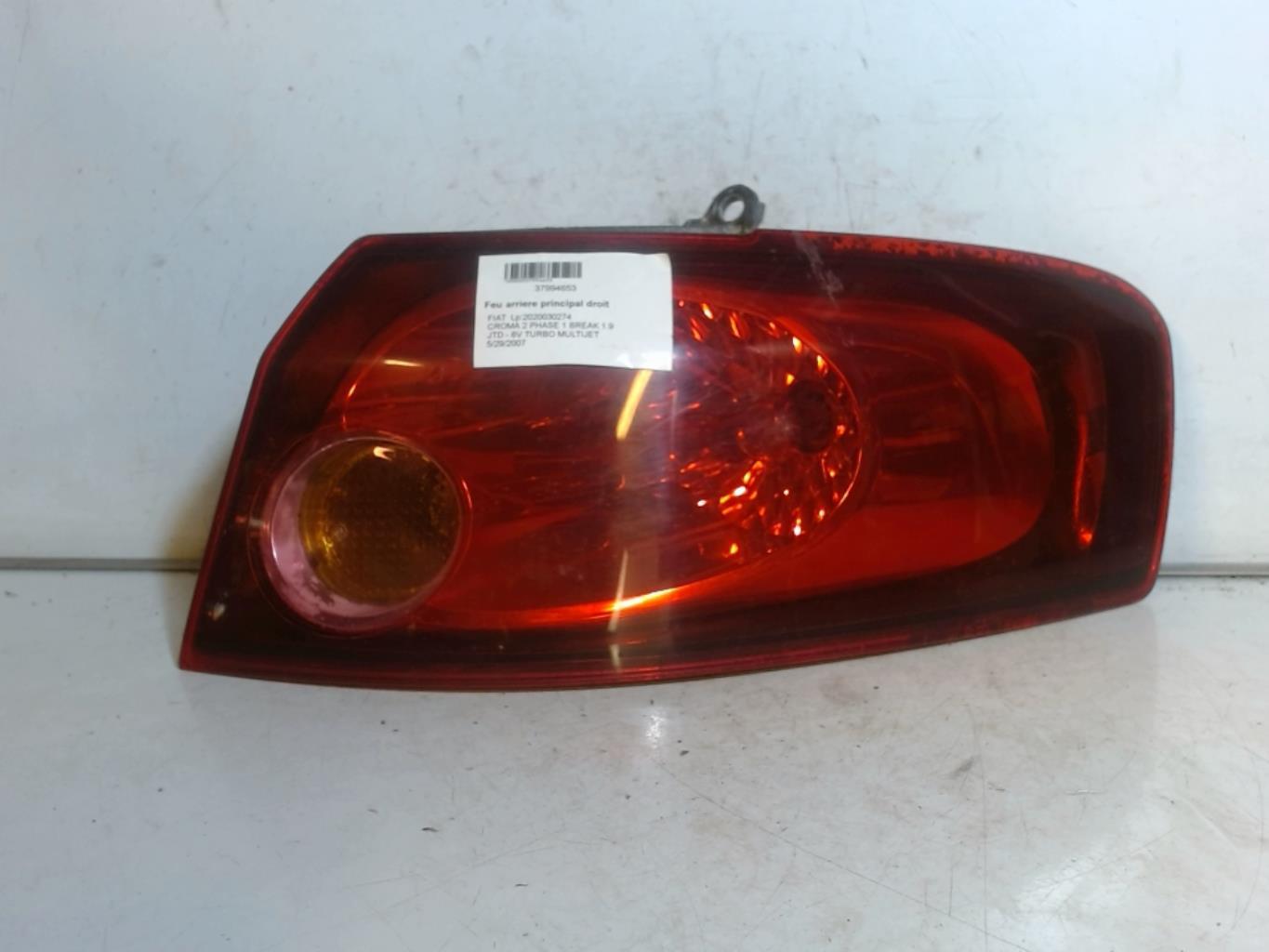 Fanale posteriore principale destro (luci)