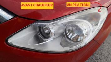 Optique avant principal gauche (feux)(phare)