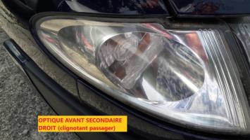 Optique avant secondaire droit (feux)(clignotant)