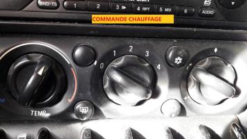 Commande chauffage