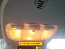 Eclairage de plafonnier