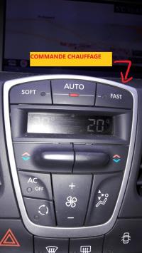 Commande chauffage