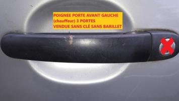 Poignee porte avant gauche