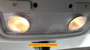 Eclairage de plafonnier