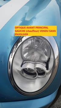 Optique avant principal gauche (feux)(phare)