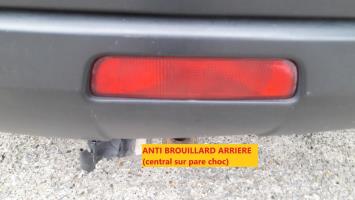 Anti brouillard arriere