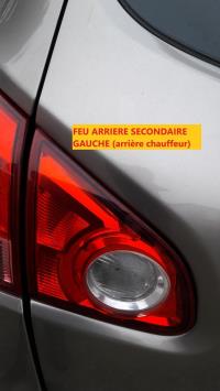 Feu arriere secondaire gauche (feux)