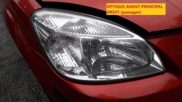 Optique avant principal droit (feux)(phare)