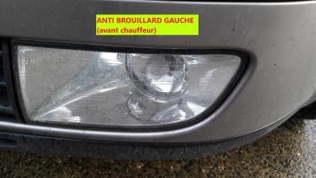 Anti brouillard gauche (feux)