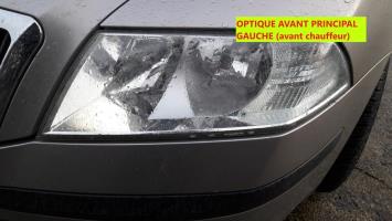 Optique avant principal gauche (feux)(phare)