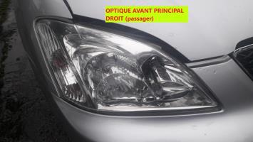 Optique avant principal droit (feux)(phare)