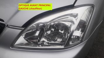 Optique avant principal gauche (feux)(phare)