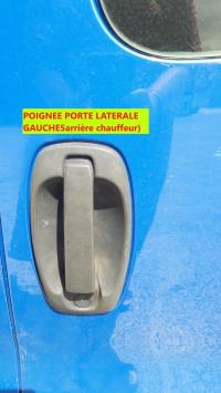 Poignee porte laterale gauche